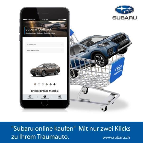 Subaru lanciert Online-Car-Shop